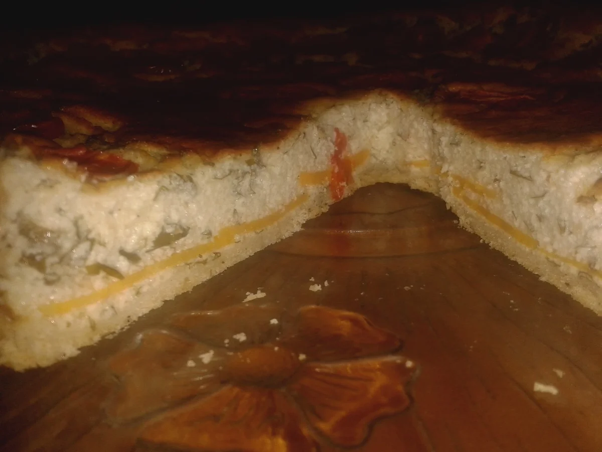 Bärlauch-Käsekuchen - Rezept - Bild Nr. 2