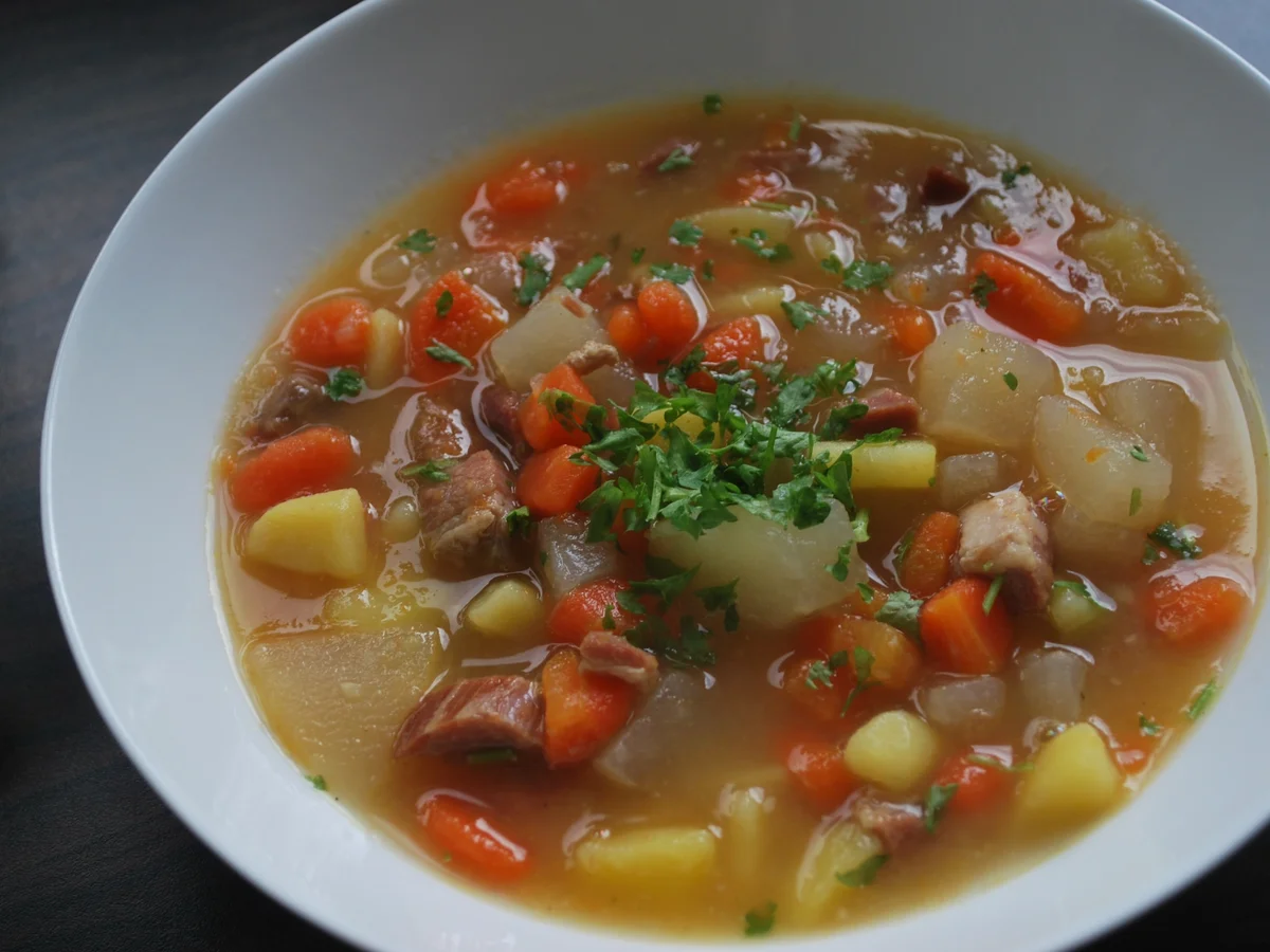 Möhreneintopf mit Kasseler - Rezept - Bild Nr. 3