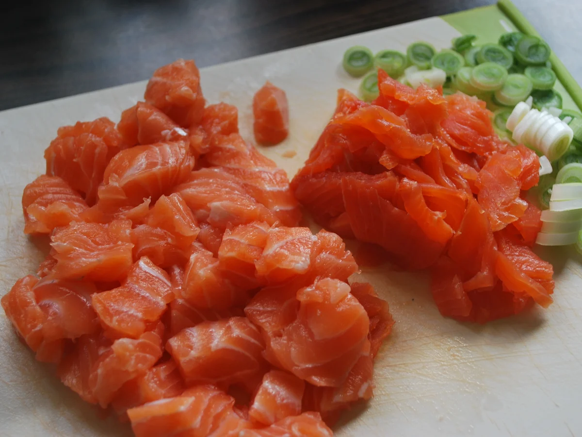 Nudelauflauf mit zweierlei Lachs und Zucchinispaghetti  - Rezept - Bild Nr. 5