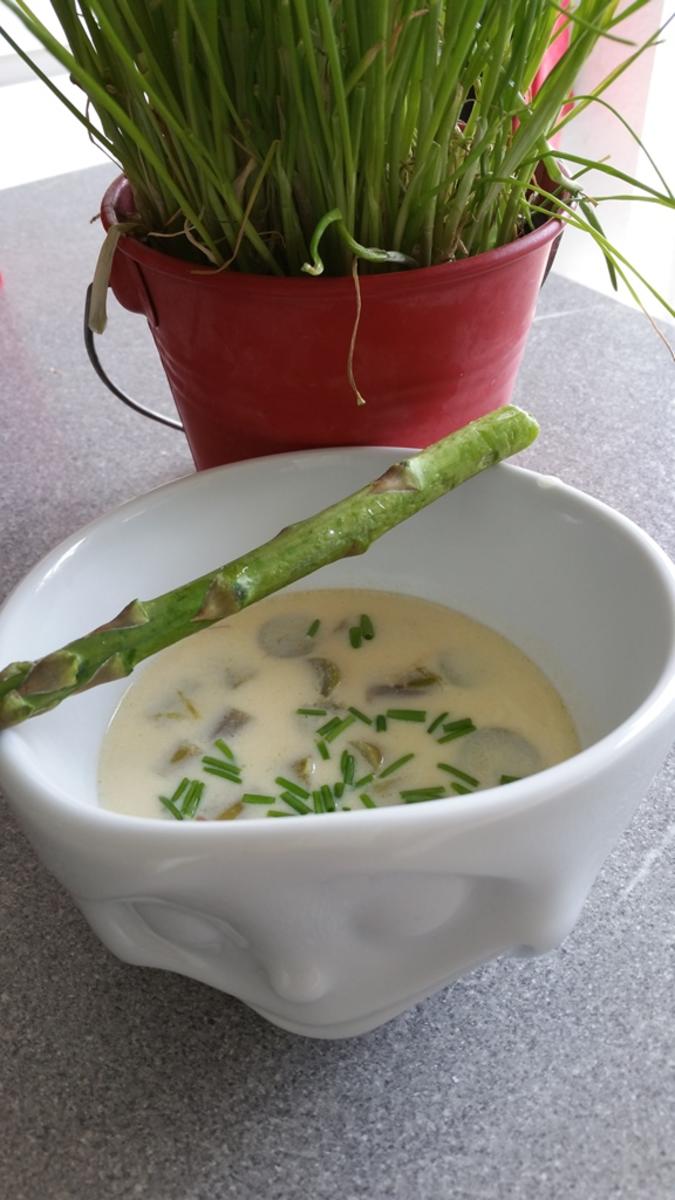 Spargelcreme-Suppe mit Eierlikör - Rezept - Bild Nr. 18