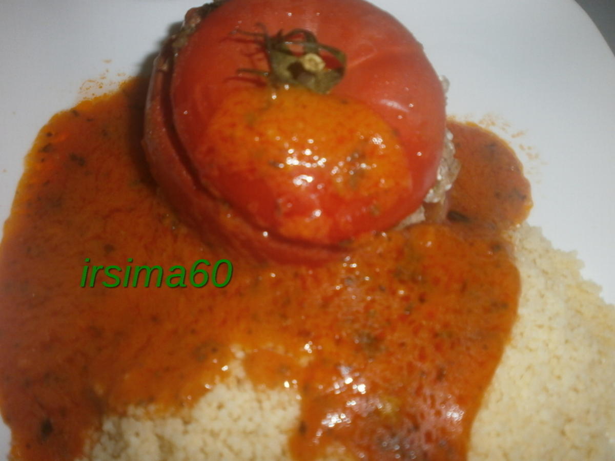 Gefüllte Tomaten mit Hackfleisch und Schafskäse - Rezept By irsima60