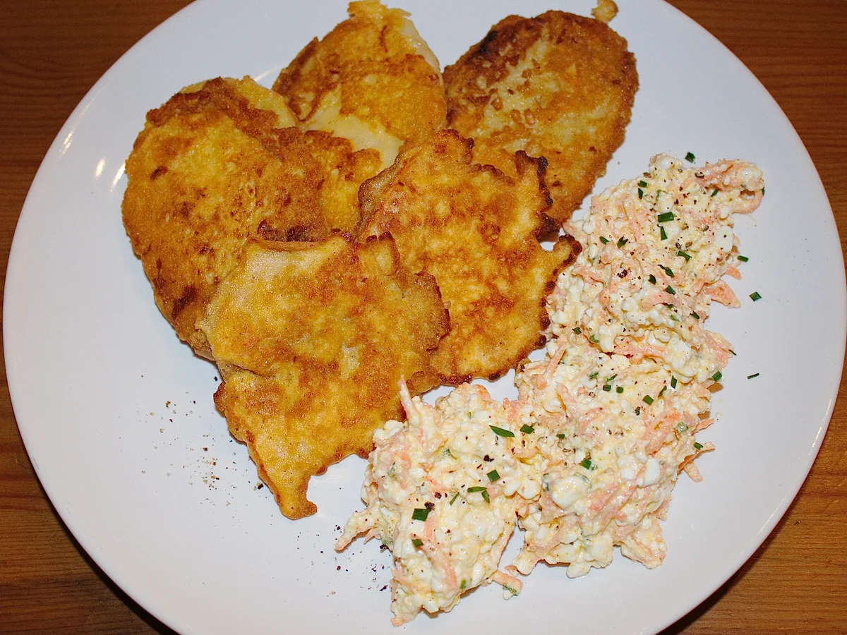 Kohlrabi-Piccata mit Karotten -Frischkäse - Rezept - Bild Nr. 2