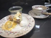 Achtern Spies, Ostfreesen Snoopkram mit Sanddornköm - Rezept