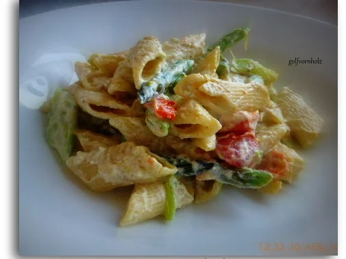 Rezept: Penne mit grünem Spargel und Ricotta Bild Nr. 6 Penne mit grünem Spargel und Ricotta - Rezept - Bild Nr. 6