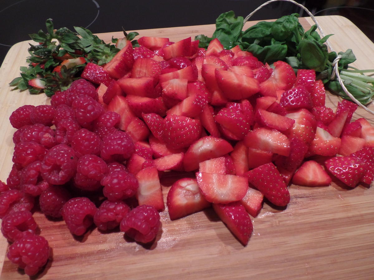 Erdbeer-Himbeer-Konfitüre - Rezept - Bild Nr. 3
