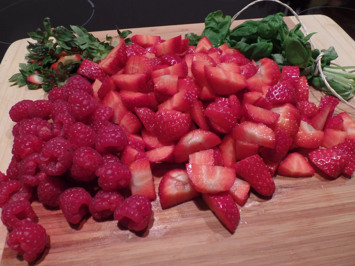 Erdbeer-Himbeer-Konfitüre - Rezept - Bild Nr. 3