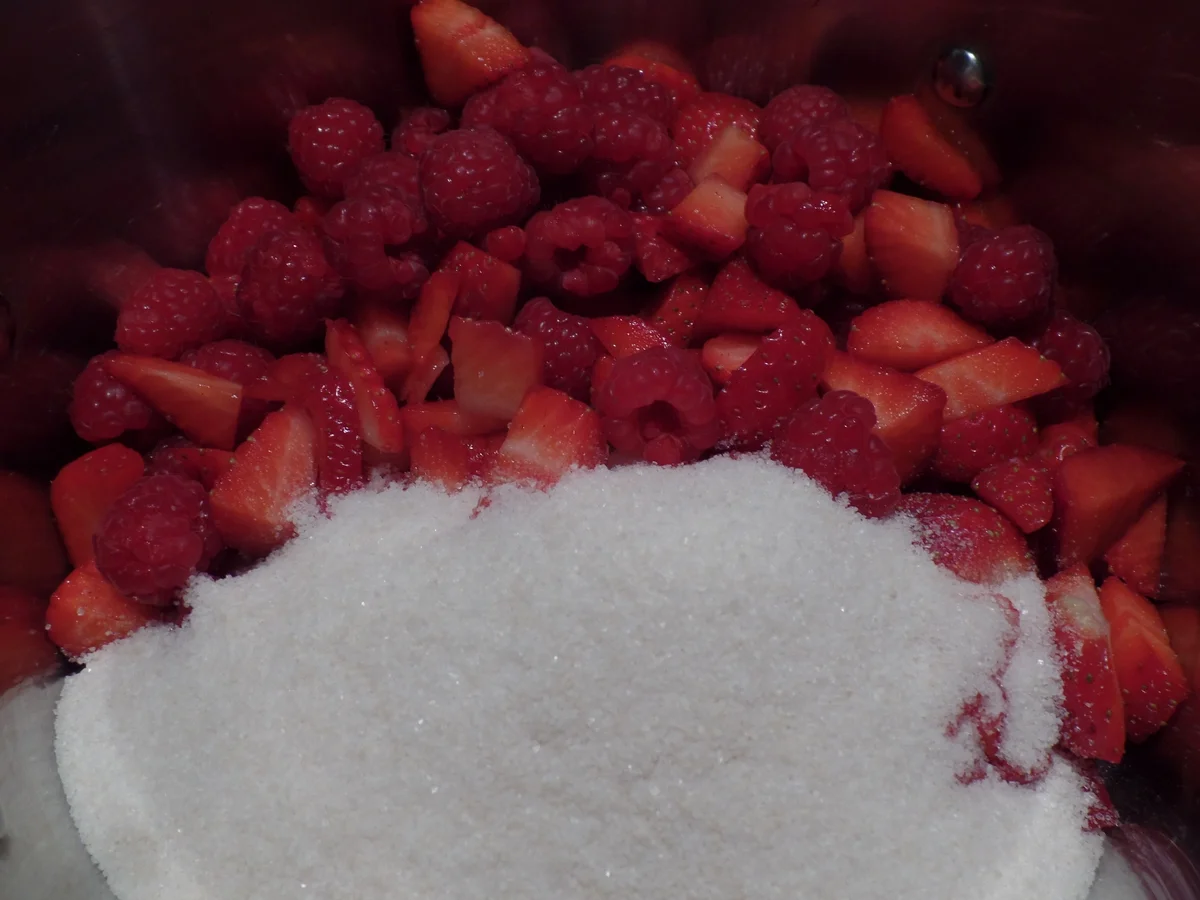 Erdbeer-Himbeer-Konfitüre - Rezept - Bild Nr. 4