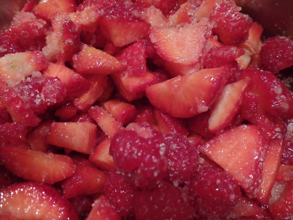 Erdbeer-Himbeer-Konfitüre - Rezept - Bild Nr. 5