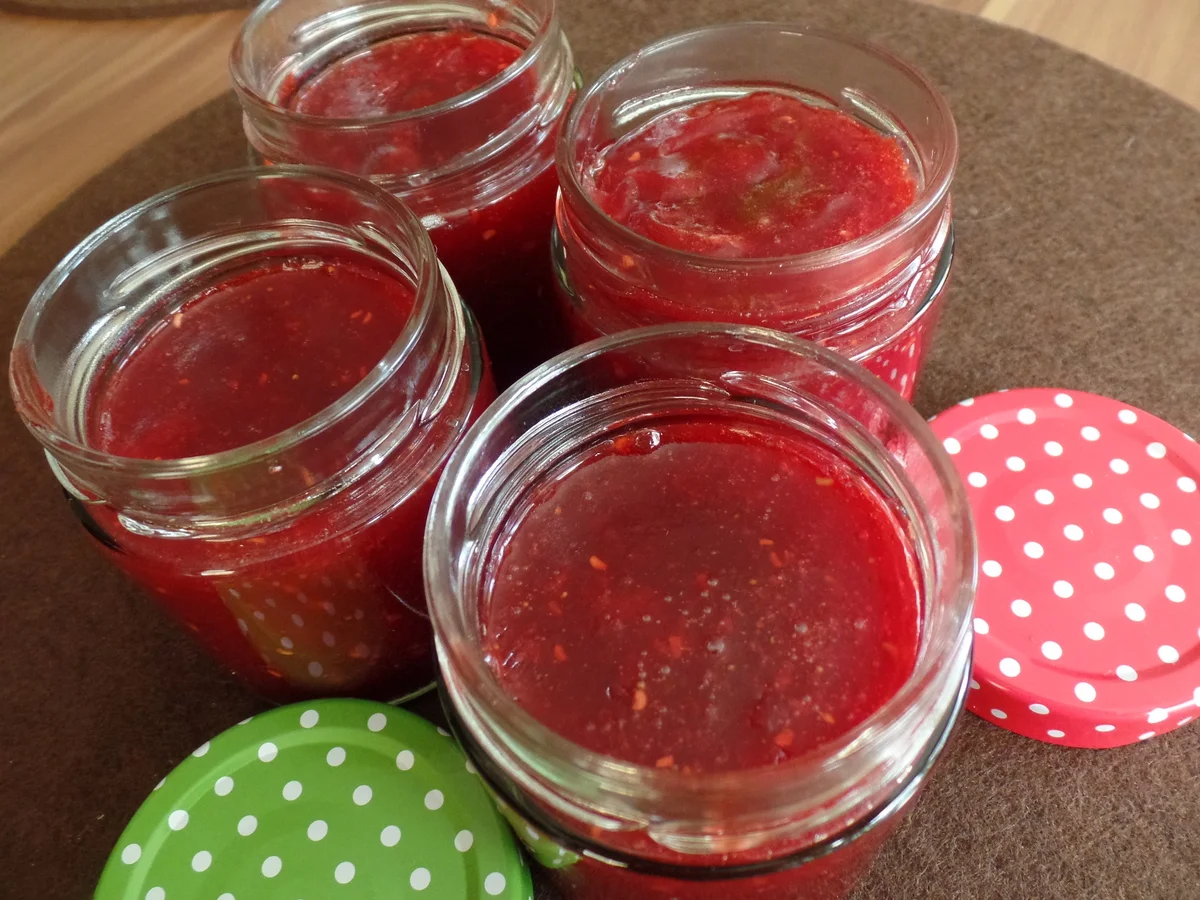 Erdbeer-Himbeer-Konfitüre - Rezept - Bild Nr. 9