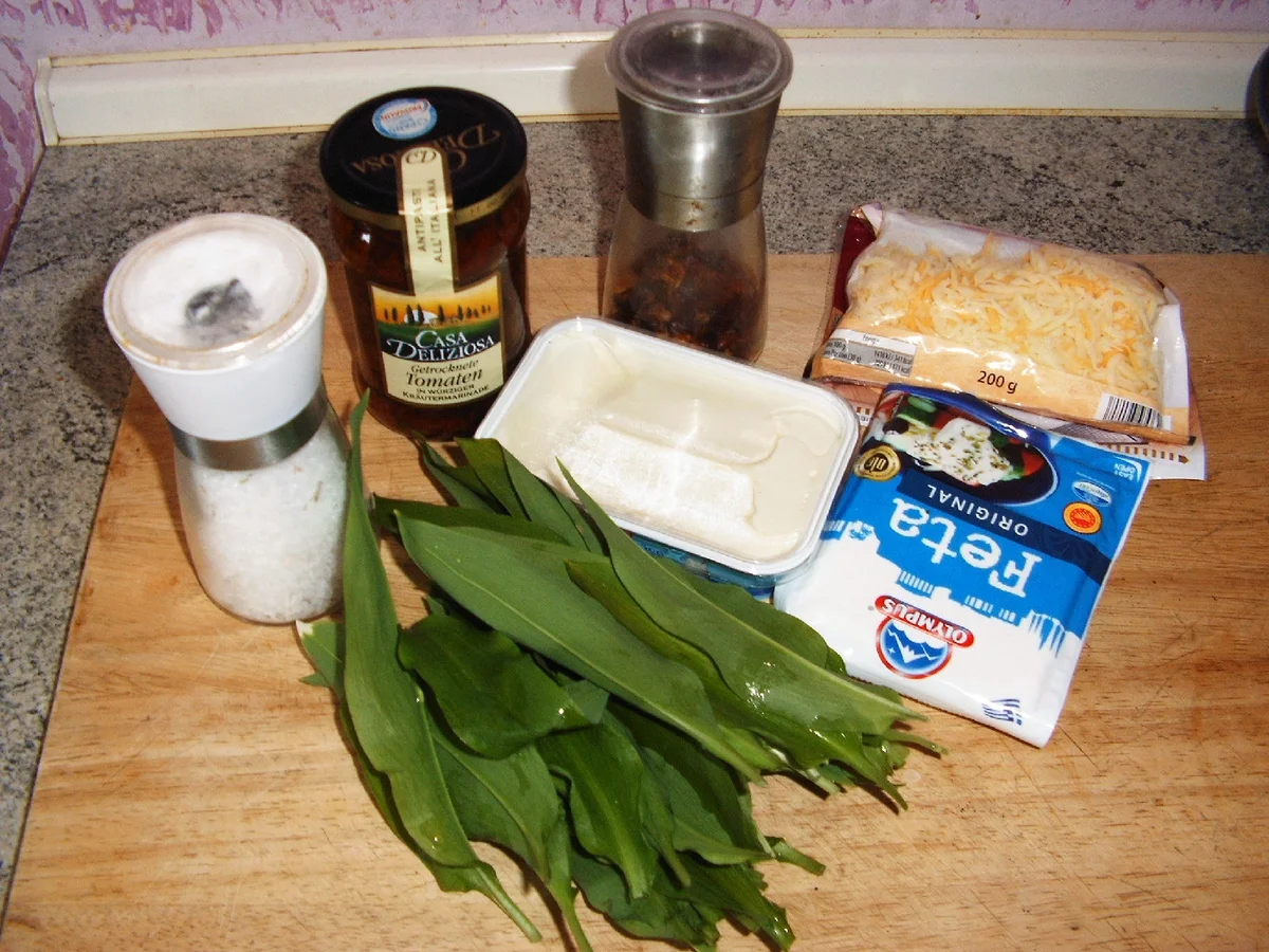 Rezept: Bärlauchaufstrich Bild Nr. 2 Bärlauchaufstrich - Rezept - Bild Nr. 2