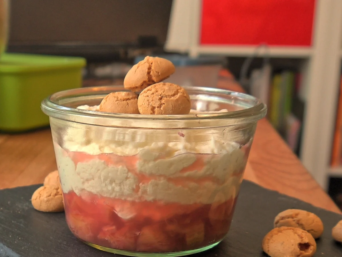 Ricotta auf Rhabarber - Rezept - Bild Nr. 2