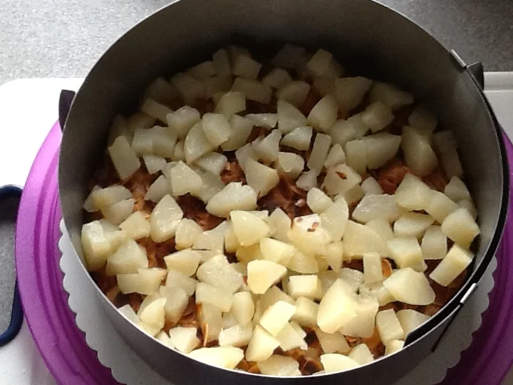 Eierlikör-Vanille-Birnen-Torte - Rezept