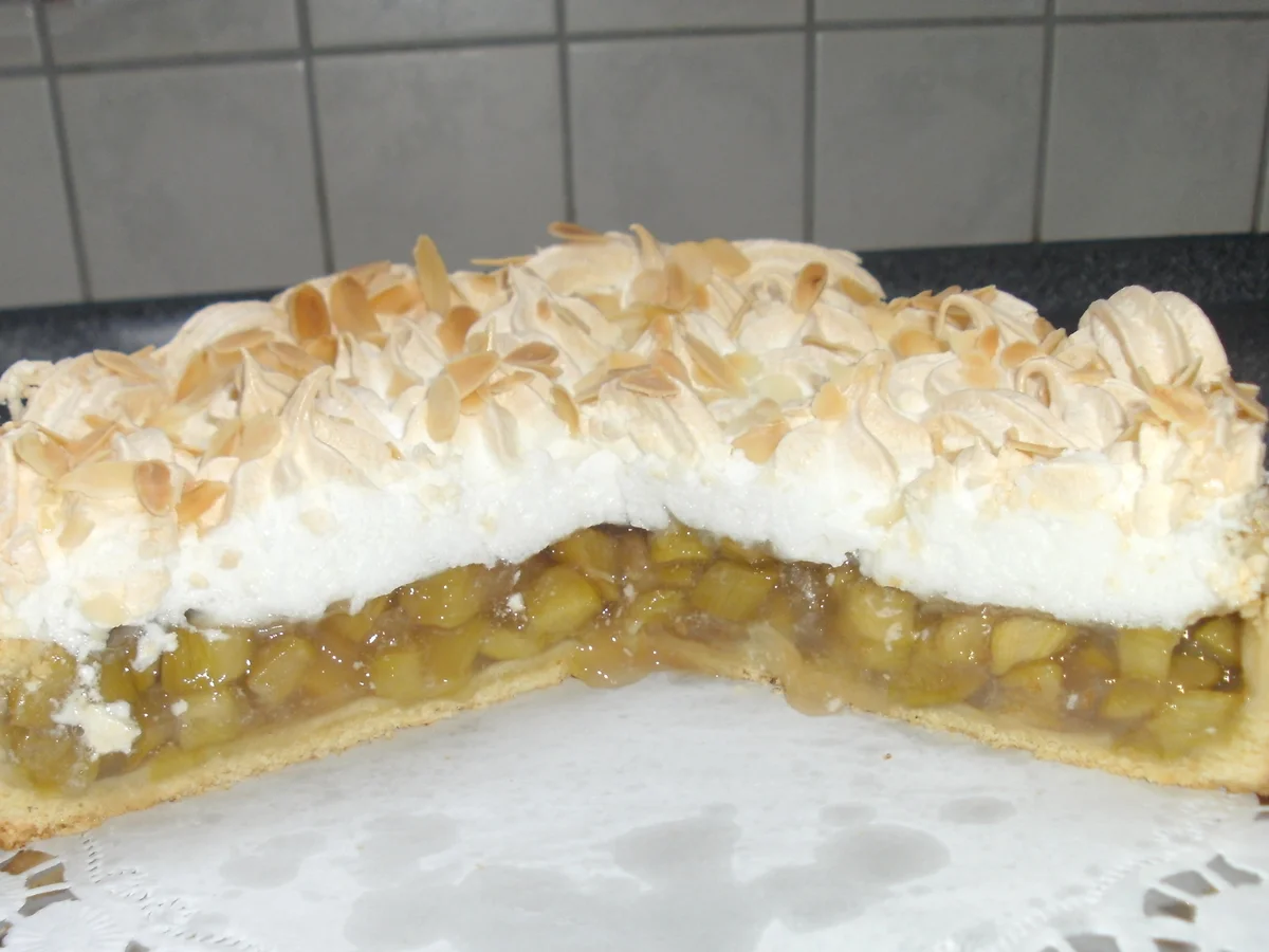 Rhabarberkuchen mit Baiser - Rezept - Bild Nr. 2