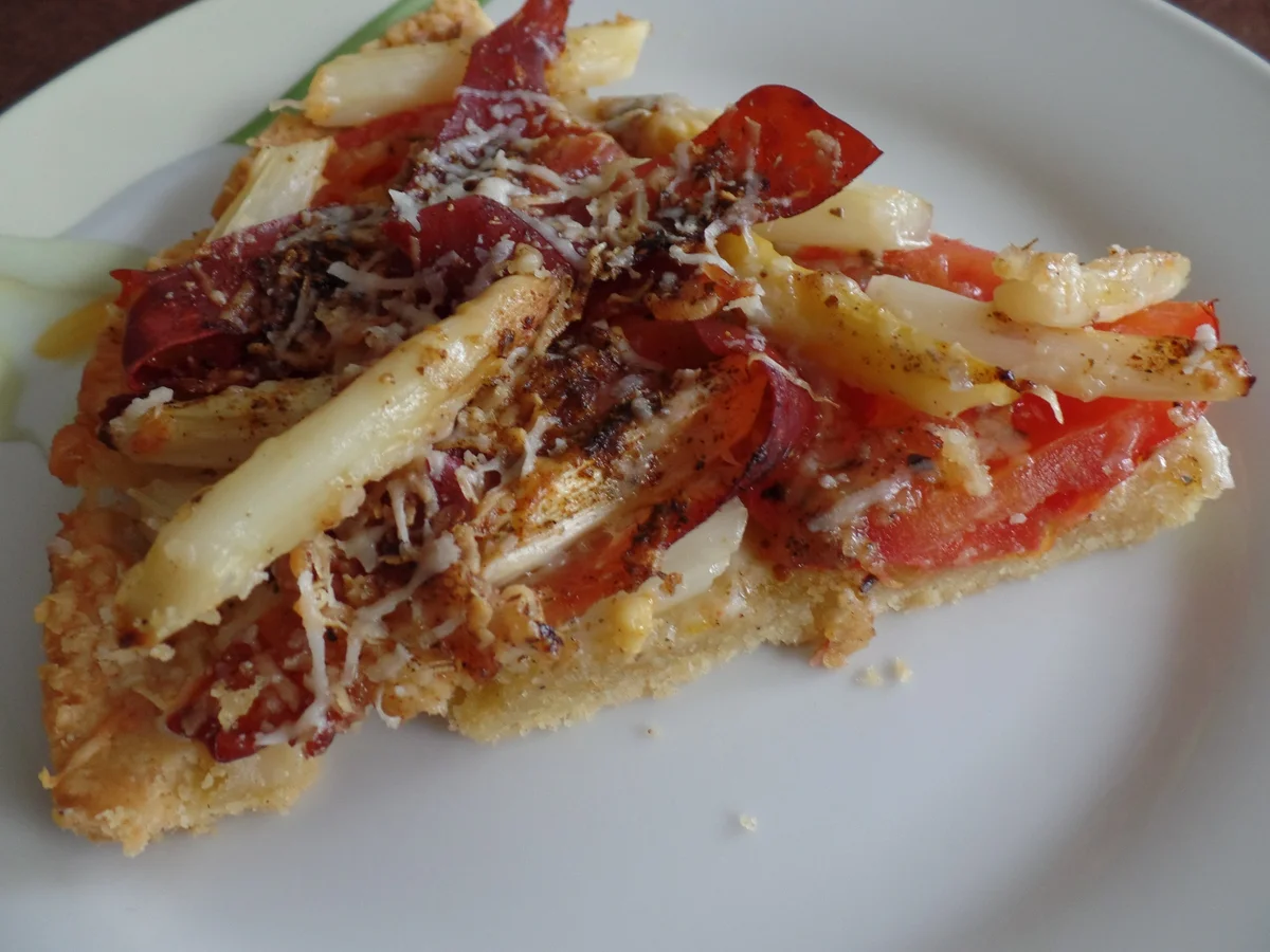 Spargel-Schinken-Tarte - Rezept