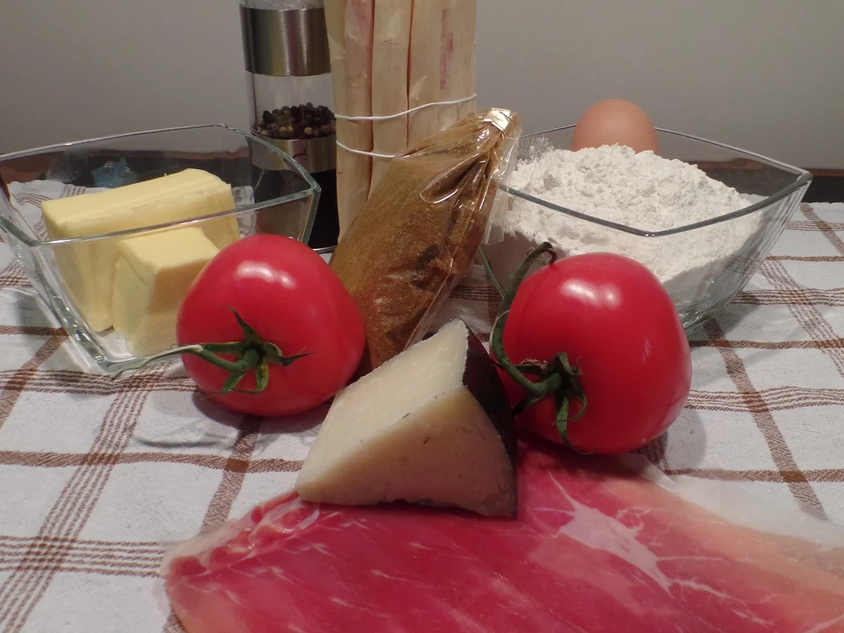 Spargel-Schinken-Tarte - Rezept - Bild Nr. 2