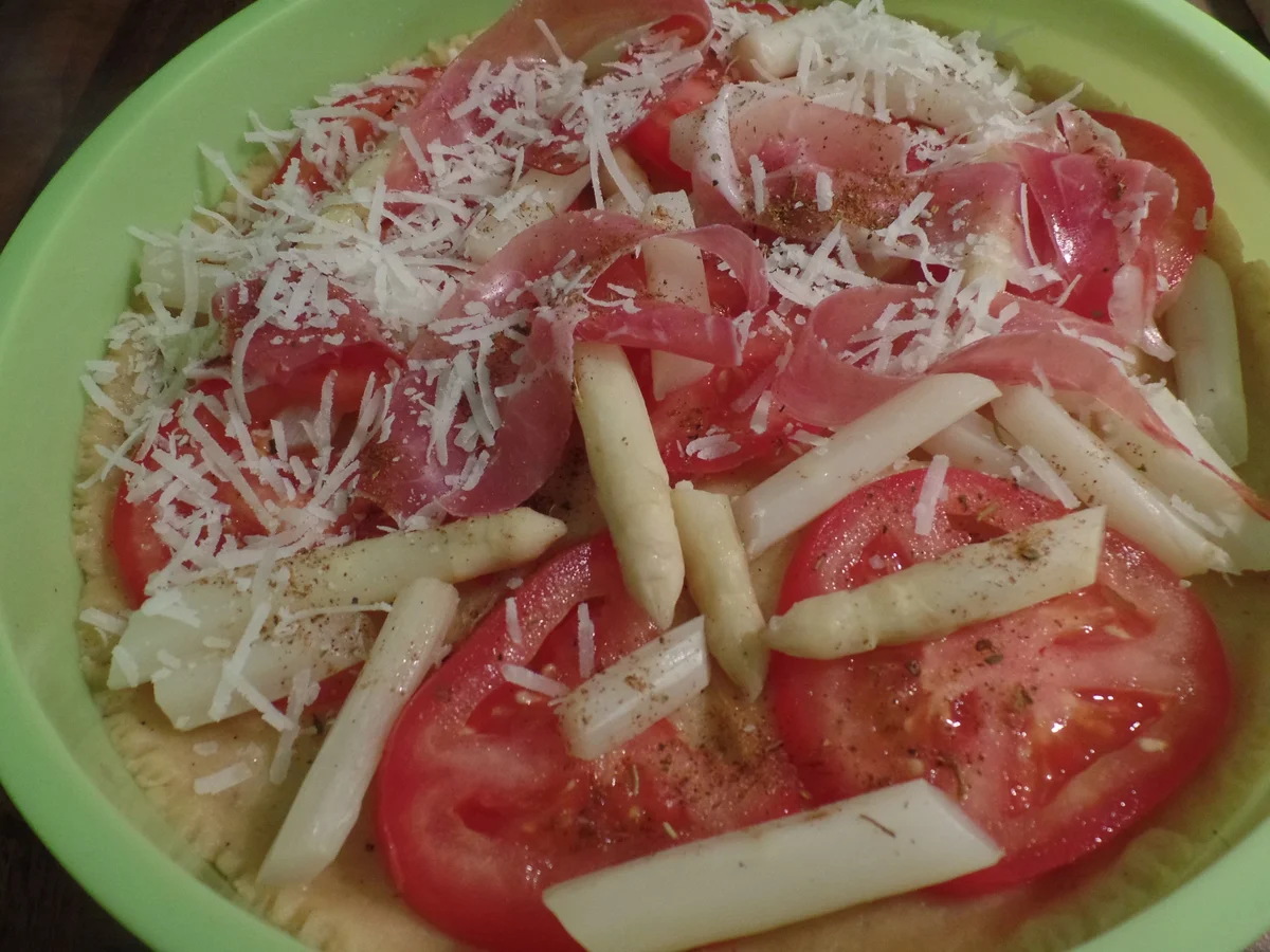 Spargel-Schinken-Tarte - Rezept - Bild Nr. 10