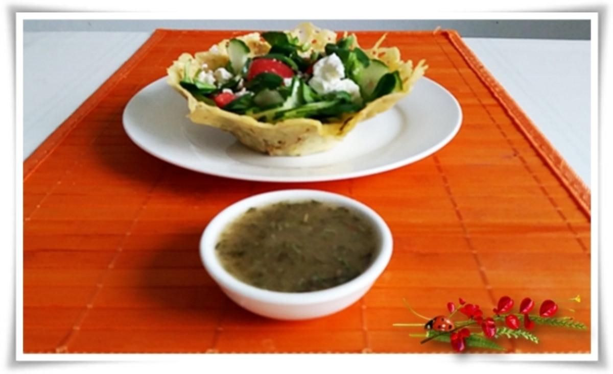 Parmesan-Sesam Körbchen  für  knackigen Salat - Rezept - Bild Nr. 2