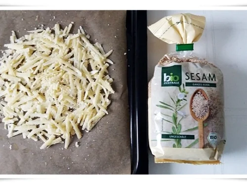 Parmesan-Sesam Körbchen  für  knackigen Salat - Rezept - Bild Nr. 7