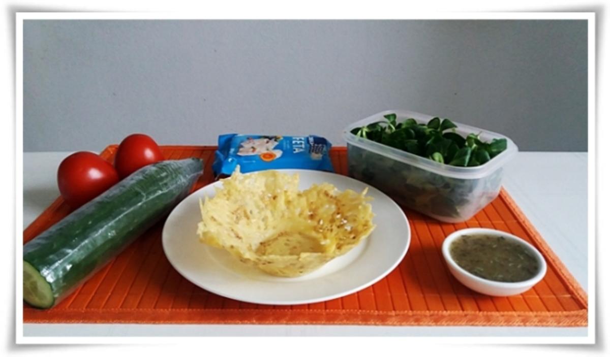 Parmesan-Sesam Körbchen  für  knackigen Salat - Rezept - Bild Nr. 11