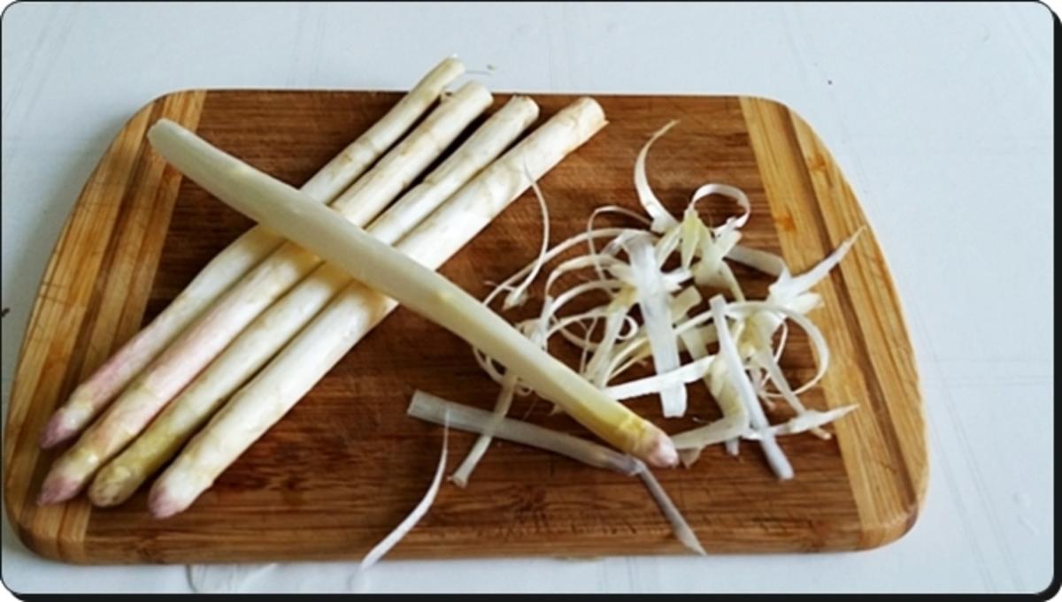 Spargel mit Sauce Dijonnaise und Pellkartoffeln - Rezept - Bild Nr. 6