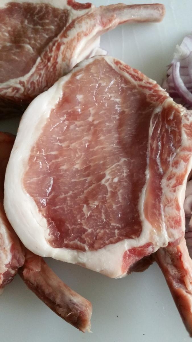 Bilder für Fleisch / Schwein = Iberico Karree` das etwas andere Schweinchen à la Biggi - Rezept