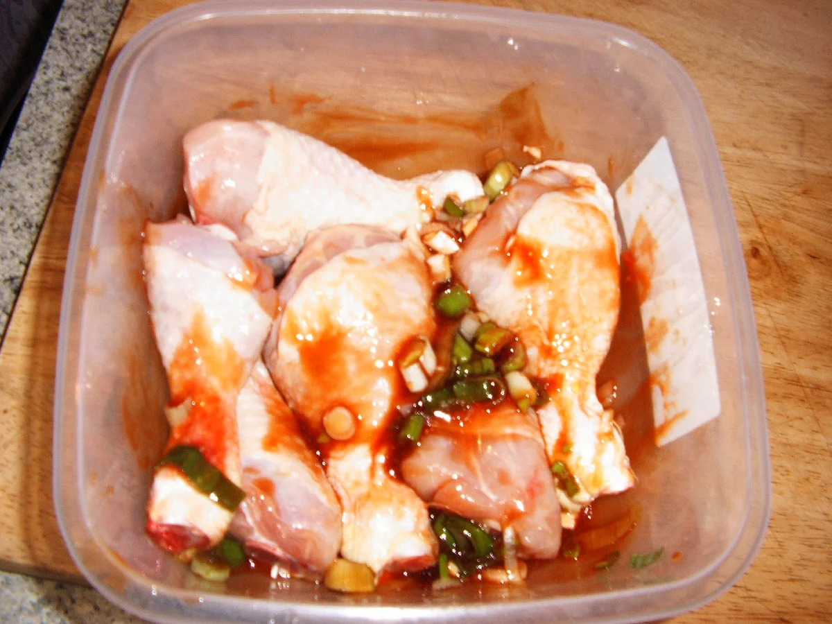 Rezept: Hähnchenunterkeulen süß-scharf Bild Nr. 4 Hähnchenunterkeulen süß-scharf - Rezept - Bild Nr. 4