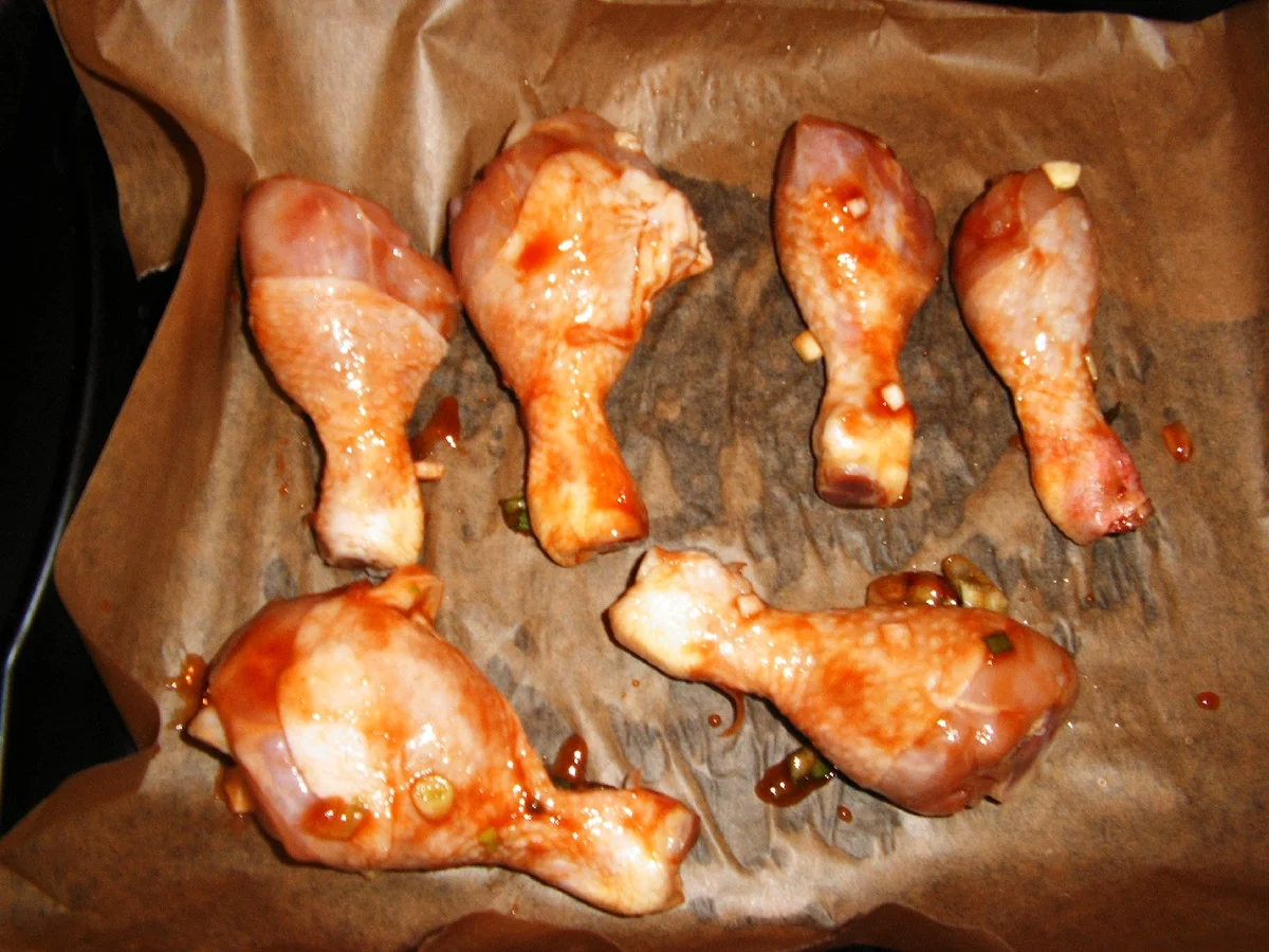 Rezept: Hähnchenunterkeulen süß-scharf Bild Nr. 5 Hähnchenunterkeulen süß-scharf - Rezept - Bild Nr. 5