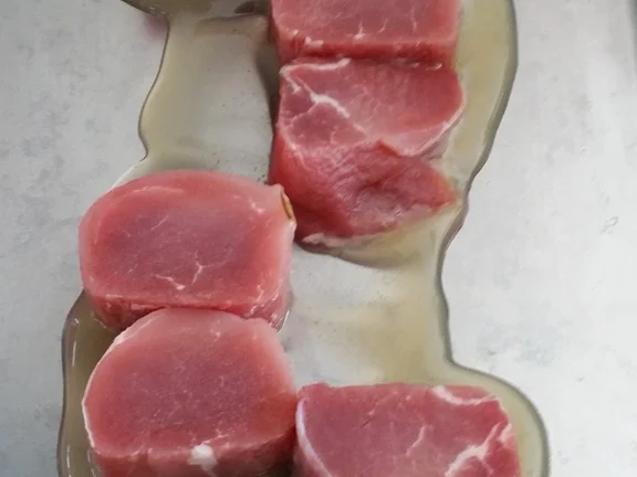 Schweinefilet mit Bärlauch Emulsion grünem Spargel à la Biggi - Rezept - Bild Nr. 5