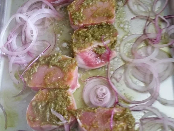 Schweinefilet mit Bärlauch Emulsion grünem Spargel à la Biggi - Rezept - Bild Nr. 13