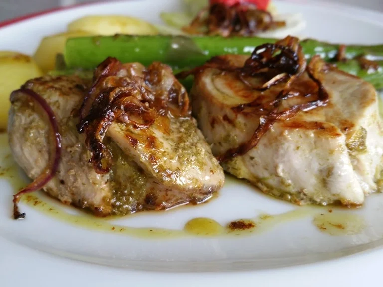 Schweinefilet mit Bärlauch Emulsion grünem Spargel à la Biggi - Rezept - Bild Nr. 10