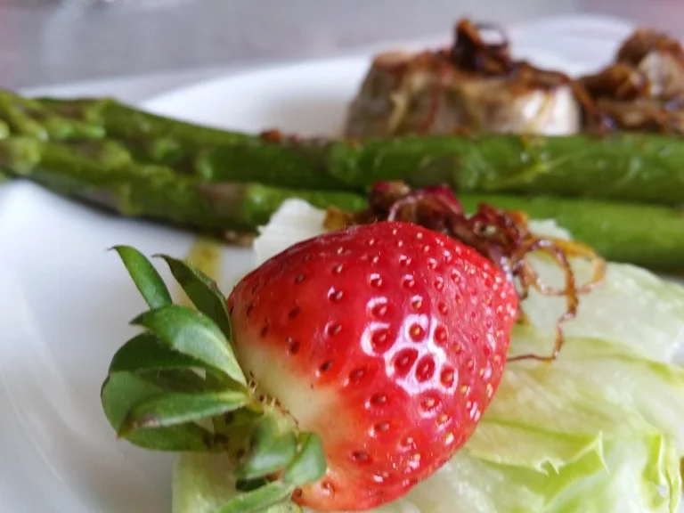 Schweinefilet mit Bärlauch Emulsion grünem Spargel à la Biggi - Rezept - Bild Nr. 12