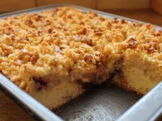 Waldheidelbeeren-Birnenkuchen mit Streuseln - Rezept