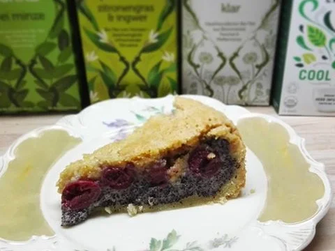 Kirsch-Mohn-Kuchen - Rezept