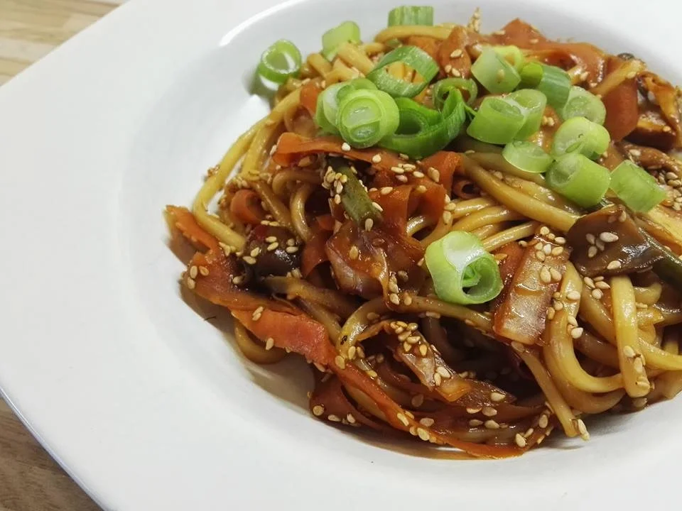 Rezept: BBQ-Udonnudelpfanne BBQ-Udonnudelpfanne - Rezept