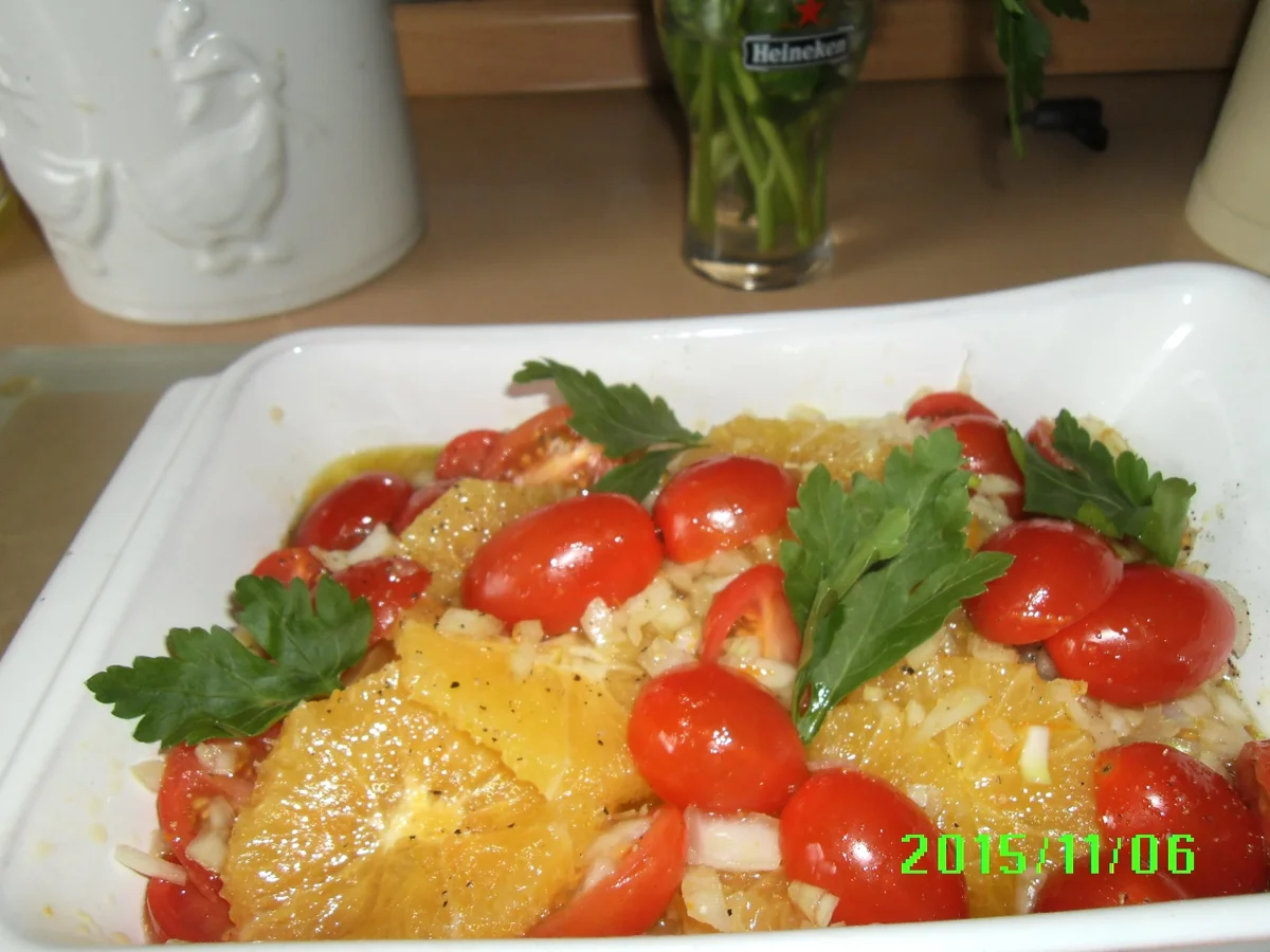 Rezept: Fisch mit Orangen Fisch mit Orangen - Rezept