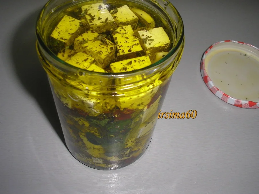 Rezept: Eingelegter Feta Eingelegter Feta - Rezept