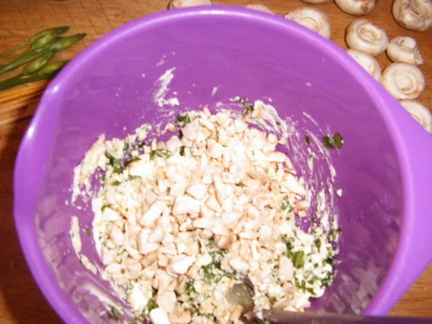 Champignonspieße mit Bärlauchfüllung - Rezept - Bild Nr. 5