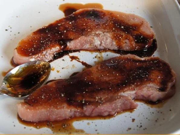 Schweineschinkenschnitzel mit Brokkoli und Süßkartoffelstampf - Rezept - Bild Nr. 3