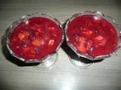 Rhabarber- Brombeer - Dessert - Rezept