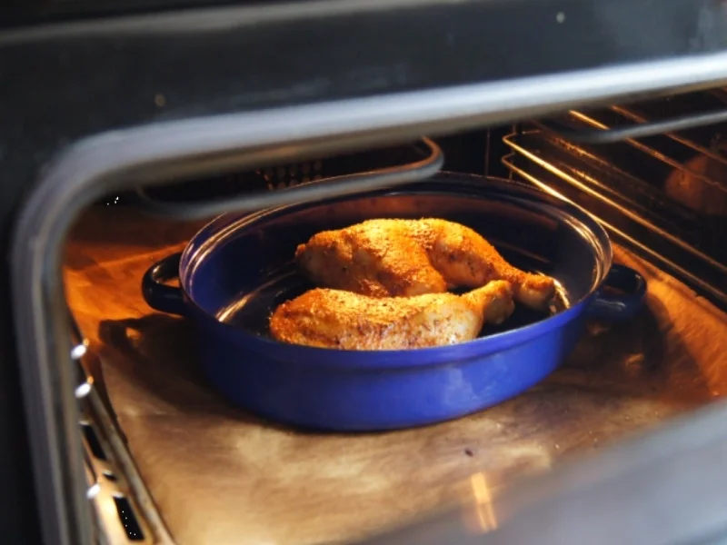 Rezept: Hähnchenschenkel mit grünen Bohnen und Kartoffelpilzen Bild Nr. 5 Hähnchenschenkel mit grünen Bohnen und Kartoffelpilzen - Rezept - Bild Nr. 5
