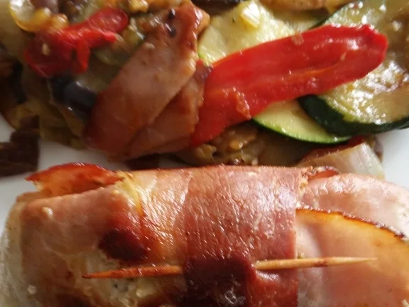 Putenroulade mit Camenbert und Kartenschinken  à la Biggi - Rezept - Bild Nr. 5