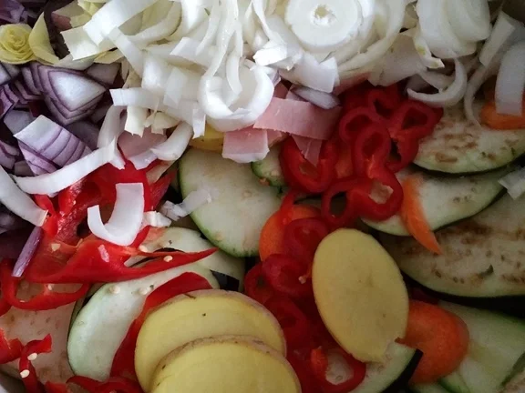 Rezept: Gemüsekartoffelpfanne * in 10 Minuten fix und fertig * Bild Nr. 5 Gemüsekartoffelpfanne * in 10 Minuten fix und fertig * - Rezept - Bild Nr. 5