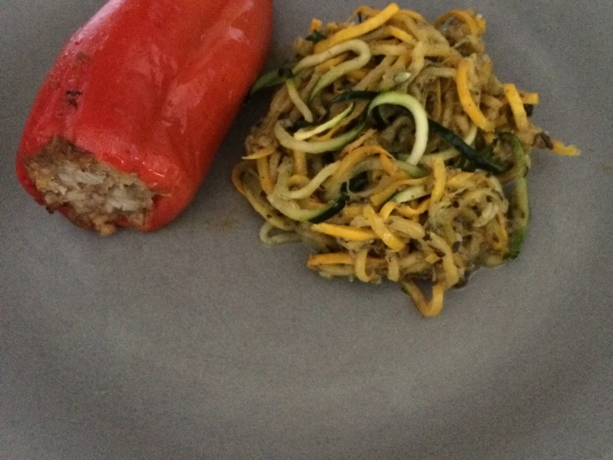 Rezept: Zucchini - Nudeln - Zoodles Bild Nr. 2 Zucchini - Nudeln - Zoodles - Rezept - Bild Nr. 2