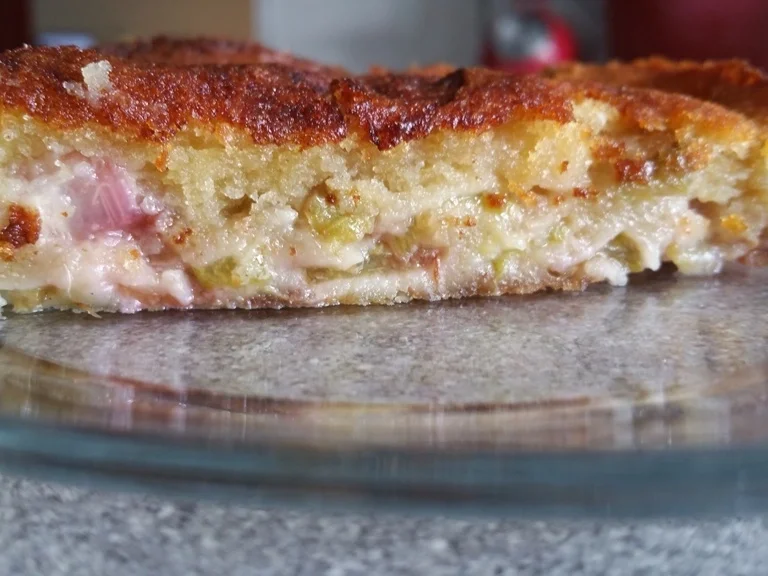 Rhabarber Grieskuchen - Rezept - Bild Nr. 6