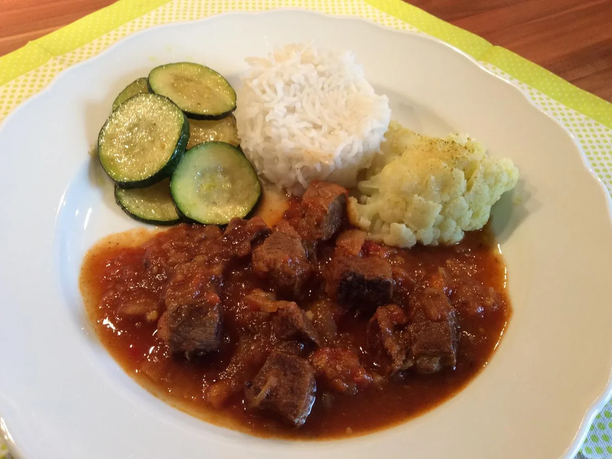 Würziges Rindfleisch-Curry, indisch - Rezept