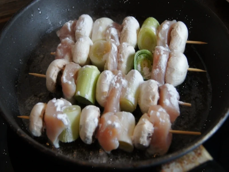 Rezept: Hähnchenbrustfiletspieße Bild Nr. 7 Hähnchenbrustfiletspieße - Rezept - Bild Nr. 7