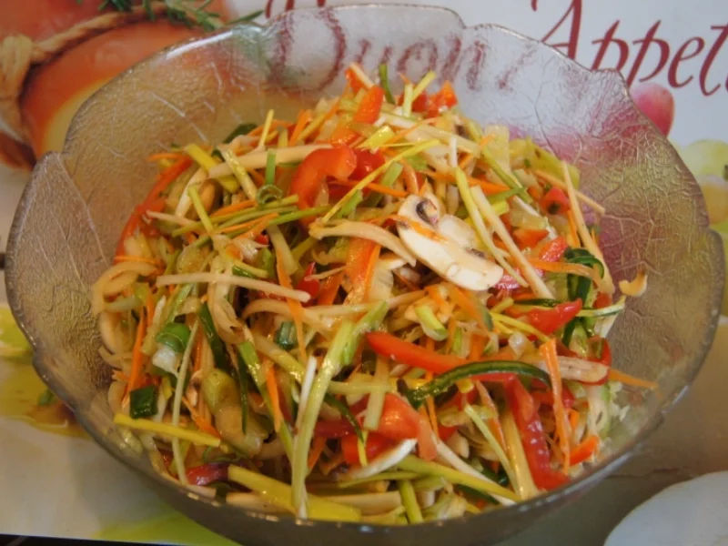 10 mal 100 g Rohkostsalat - Rezept