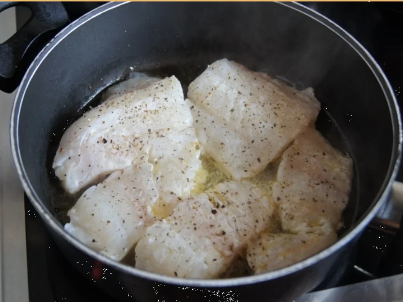 Spargel mit Kabeljaufilet und Frühkartoffeln - Rezept - Bild Nr. 6