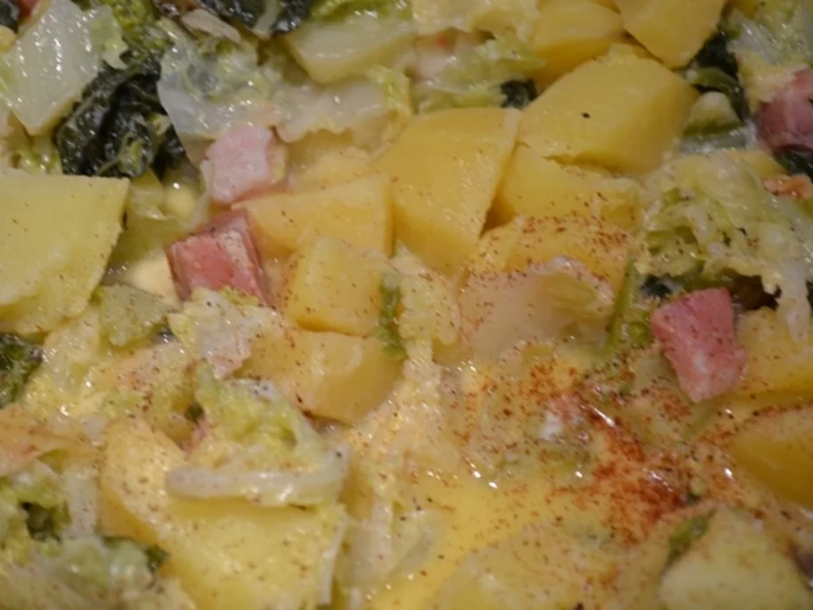 Wirsingeintopf heute mit Bratwurst - Rezept - Bild Nr. 4