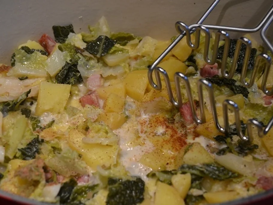 Wirsingeintopf heute mit Bratwurst - Rezept - Bild Nr. 6